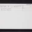 Glasgow, Govan Station, NS56NE 60, Ordnance Survey index card, Recto