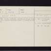 Govan, King George V Dock, NS56NW 3, Ordnance Survey index card, Recto