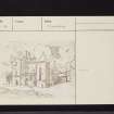 Glasgow, Govan Baronial Tower, NS56SE 30, Ordnance Survey index card, page number 1, Recto