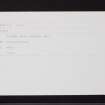 Glasgow, 142 Brand Street, Cromessol Works, NS56SE 123, Ordnance Survey index card, Recto