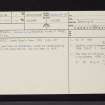 Glasgow, Crookston, Queen Mary's Tree, NS56SW 5, Ordnance Survey index card, page number 1, Recto