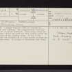 Glasgow, Kennishead, NS56SW 13, Ordnance Survey index card, page number 1, Recto