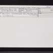 Paisley, Strathmore Avenue, Ralston Golf Clubhouse, NS56SW 26, Ordnance Survey index card, Recto