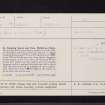 Middleton, NS57NE 18, Ordnance Survey index card, page number 1, Recto