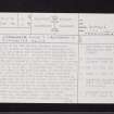 Craigmaddie Muir 2 And Blochairn, NS57NE 23, Ordnance Survey index card, page number 1, Recto