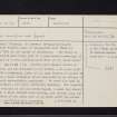 Craigmaddie Muir, NS57NE 26, Ordnance Survey index card, page number 1, Recto
