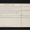 Craigmaddie Muir, NS57NE 26, Ordnance Survey index card, page number 2, Verso
