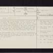 Summerston, NS57SE 2, Ordnance Survey index card, page number 1, Recto