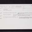 Summerston, NS57SE 2, Ordnance Survey index card, Recto
