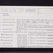 Bearsden, NS57SW 3, Ordnance Survey index card, page number 1, Recto