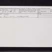 Law, NS57SW 5, Ordnance Survey index card, Recto