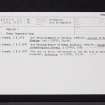 Malling, NS59NE 13, Ordnance Survey index card, page number 2, Recto