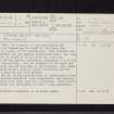 Craig Burn Valley, NS60SW 1, Ordnance Survey index card, page number 1, Recto
