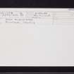 East Polquhirter, NS61SW 10, Ordnance Survey index card, Recto