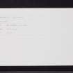 New Cumnock, New Cumnock Mill, NS61SW 14, Ordnance Survey index card, Recto