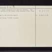 Wellwood, NS62NE 8, Ordnance Survey index card, page number 2, Verso