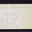 Loudoun Hill, NS63NW 1, Ordnance Survey index card, page number 2, Verso