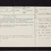 Cambuslang, NS65NE 2, Ordnance Survey index card, page number 1, Recto