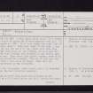 East Rogerton, NS65NW 8, Ordnance Survey index card, page number 1, Recto