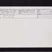 Carmunnock, NS65NW 9, Ordnance Survey index card, Recto