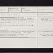 Carmunnock, NS65NW 9, Ordnance Survey index card, page number 1, Recto