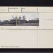 Castle Hill, NS65NW 16, Ordnance Survey index card, page number 3, Recto