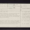 Laigh Mains, NS65NW 29, Ordnance Survey index card, page number 1, Recto