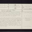 South Cathkin Farm, NS65NW 31, Ordnance Survey index card, page number 1, Recto