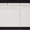 Knocklegoil, NS65SW 1, Ordnance Survey index card, page number 2, Verso