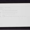 East Kilbride, National Engineering Laboratory, NS65SW 13, Ordnance Survey index card, Recto