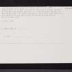 Glasgow, Robroyston Farm, NS66NW 1, Ordnance Survey index card, Recto