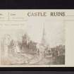 Glasgow, Bishop's Palace, NS66NW 8, Ordnance Survey index card, page number 3, Recto