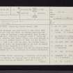 Uddingston, Kylepark, NS66SE 14, Ordnance Survey index card, page number 1, Recto