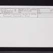 Milton Of Campsie, Martyr's Memorial And Martyr's Tomb, NS67NE 1, Ordnance Survey index card, Recto