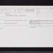 Shirva, NS67NE 13, Ordnance Survey index card, Recto