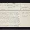 Meikle Reive, NS67NW 6, Ordnance Survey index card, page number 1, Recto