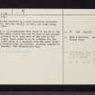 Glorat House, NS67NW 9, Ordnance Survey index card, page number 2, Verso