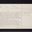 Campsie, NS67NW 16, Ordnance Survey index card, page number 1, Recto