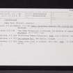 Kirkintilloch, NS67SE 15, Ordnance Survey index card, page number 2, Recto