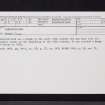 Kirkintilloch, General, NS67SE 38, Ordnance Survey index card, Recto