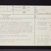 Cadder, NS67SW 6, Ordnance Survey index card, page number 1, Recto