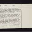 Cadder, NS67SW 16, Ordnance Survey index card, page number 6, Verso