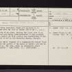 Cadder, NS67SW 20, Ordnance Survey index card, page number 1, Recto