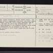 Easter Cadder, NS67SW 27, Ordnance Survey index card, page number 1, Recto