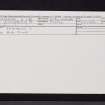 Todholes, NS68NE 5, Ordnance Survey index card, Recto