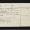 Dunmore, NS68NW 10, Ordnance Survey index card, page number 5, Recto