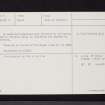 Ballangrew, NS69NW 5, Ordnance Survey index card, Verso