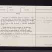 Arngomery House, NS69NW 8, Ordnance Survey index card, page number 2, Verso