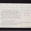 Keir Knowe Of Drum, NS69NW 9, Ordnance Survey index card, page number 5, Recto