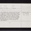 Bloodymires, NS69SW 5, Ordnance Survey index card, Recto